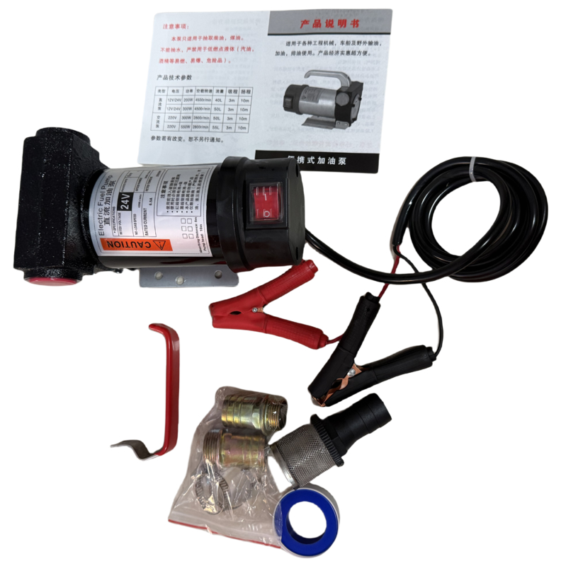 발굴기용 24V 연료 펌프는 코마쓰, 코벨코, 히타치, CAT 및 대우와 같은 시리즈의 발굴기 및 건설 기계에 적합합니다.